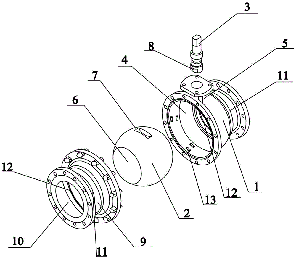 Fireproof ball valve