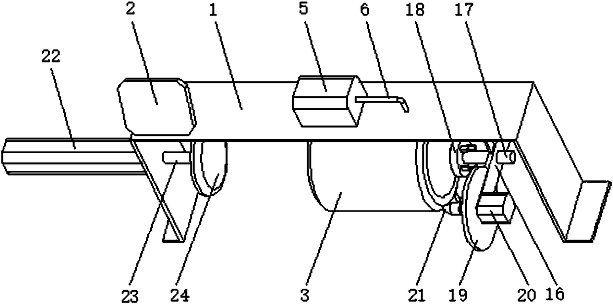 Waste battery processing device