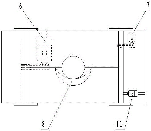 A remote control self-propelled lifting cylinder type walnut manual auxiliary picking machine