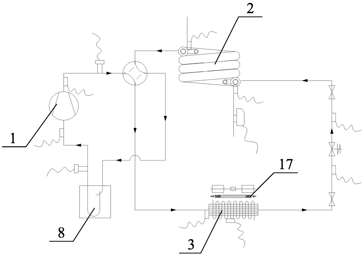 Water-cooled air-conditioning system and control method for ship