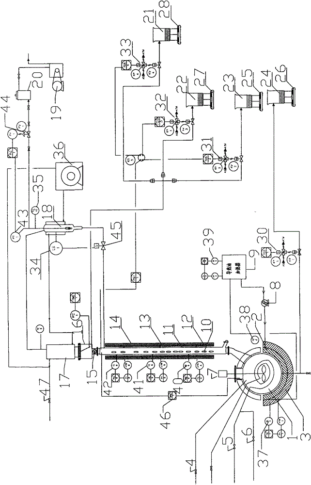 Distillation system and method for separating liquid product