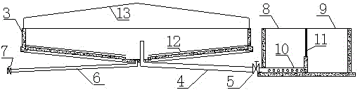 Water and fertilizer treatment system of drip irrigation under plastic film on rice