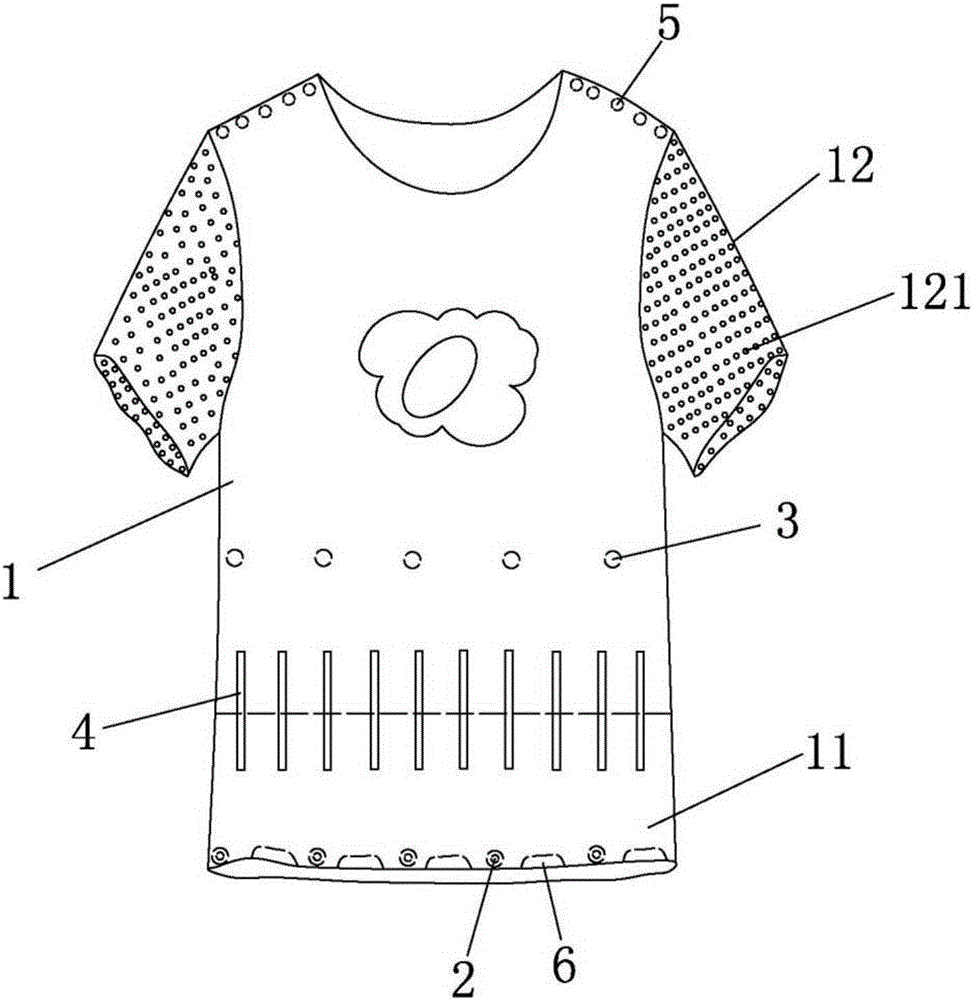 T-shirt with comprehensive function