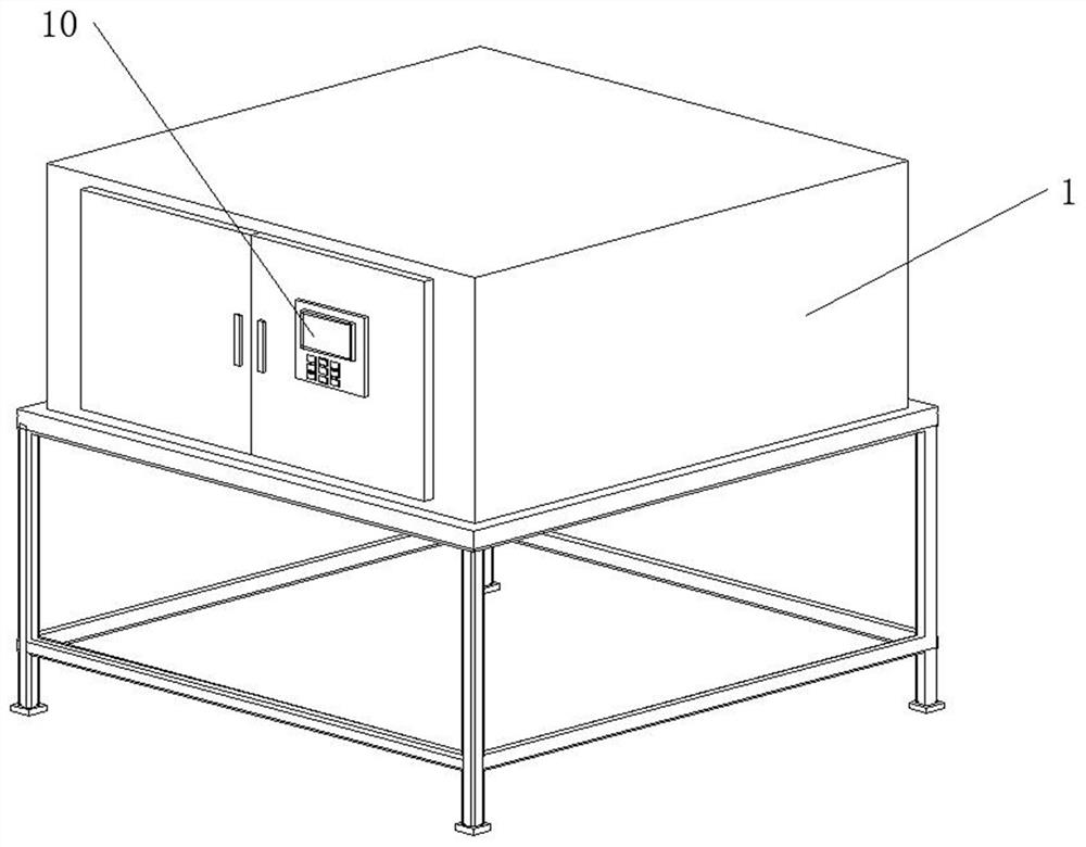 A polishing machine for the finishing of aircraft flap slide rails