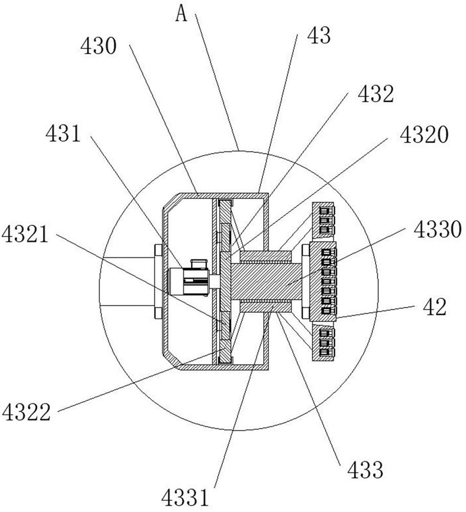 A polishing machine for the finishing of aircraft flap slide rails