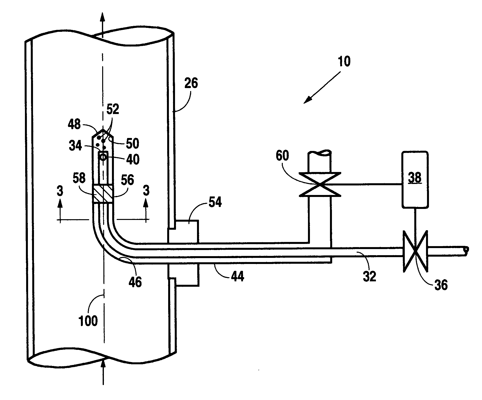 System and method for dispensing an aqueous urea solution into an exhaust gas stream