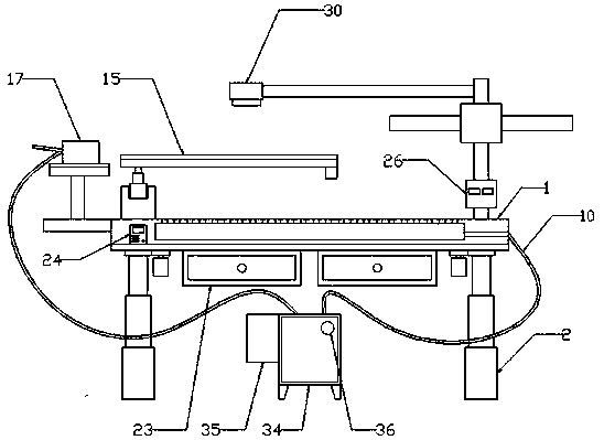 Ironing platform of which platform surface can be heated