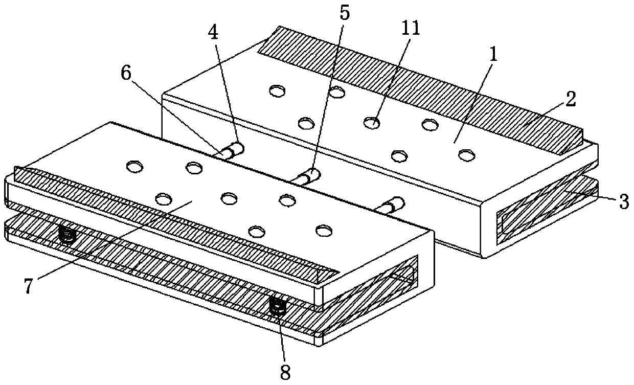 Oil tank rubber shock pads