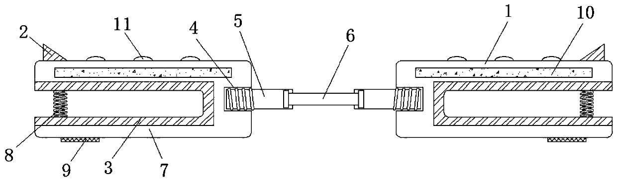 Oil tank rubber shock pads