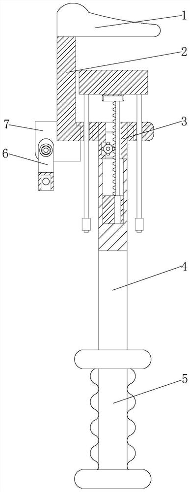 Overhaul grounding lap joint rod with automatic clamping mechanism