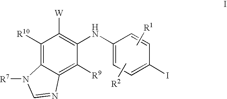 N3 alkylated benzimidazole derivatives as MEK inhibitors
