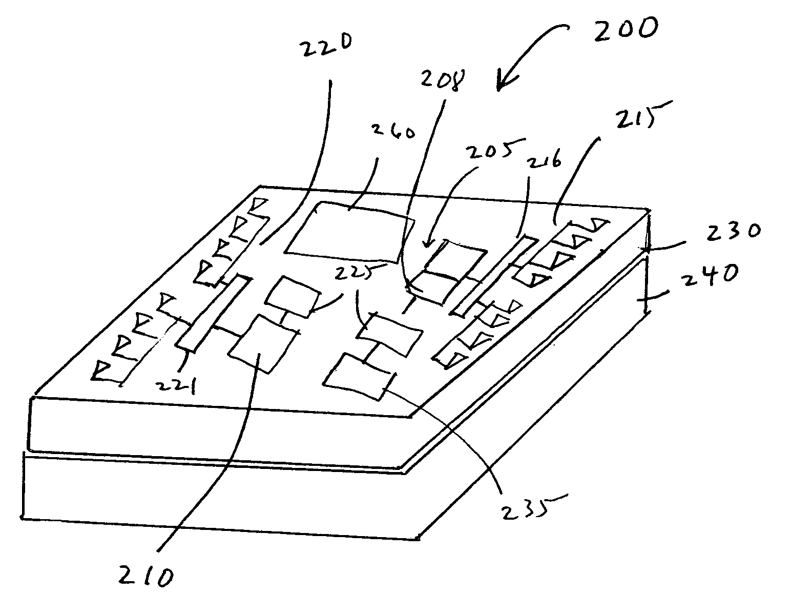 Single chip radio with integrated antenna