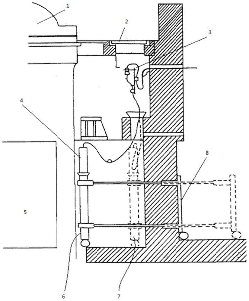 Nuclear instrumentation system of nuclear power plant and its positioning method