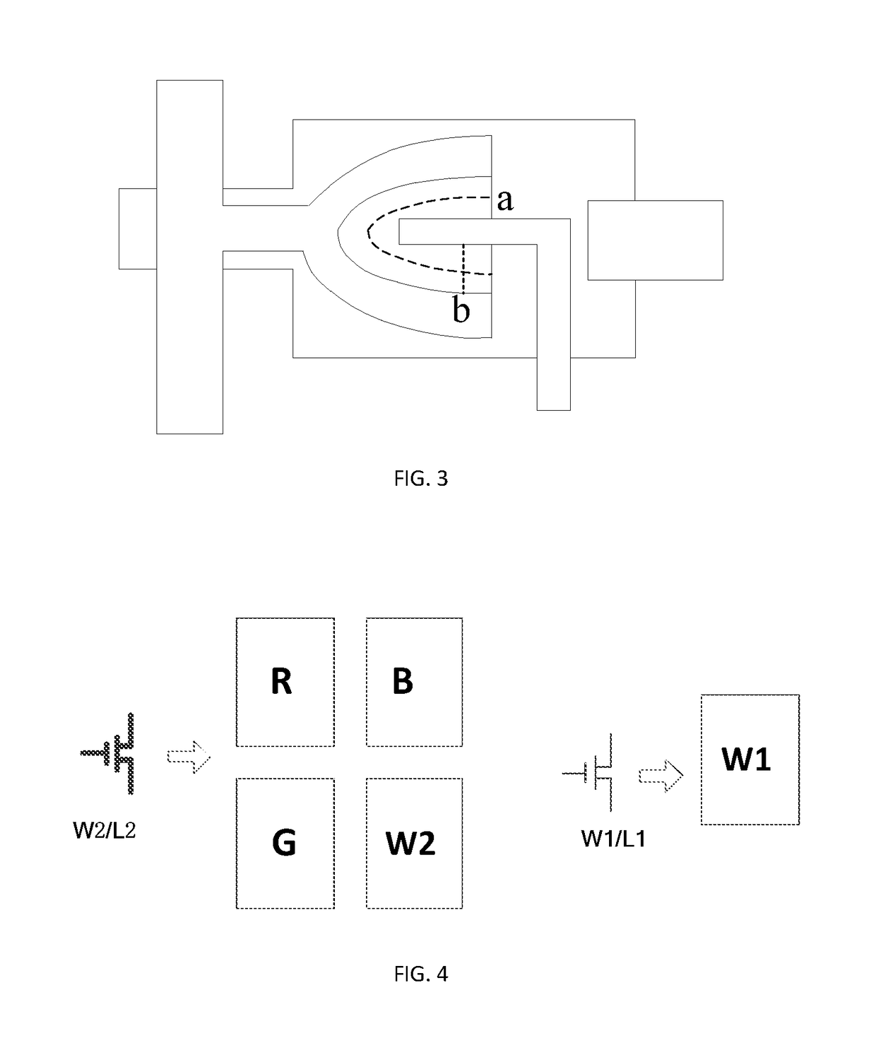 Rgbw liquid crystal panel