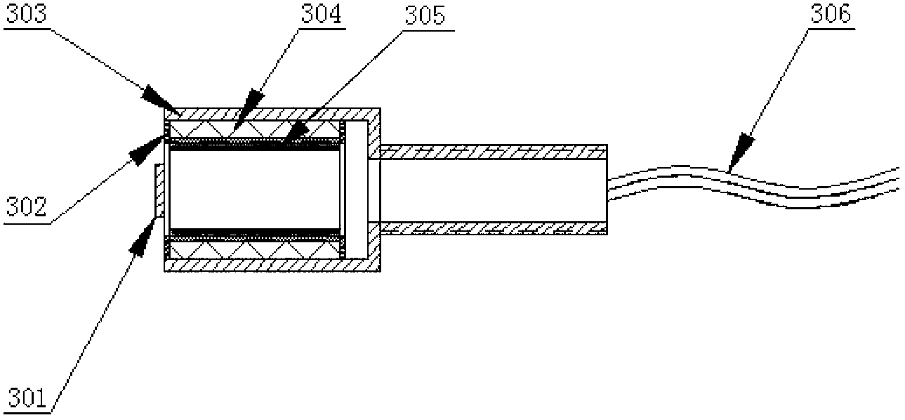 Metal section small hole detection method and system based on electrical vortex sensor