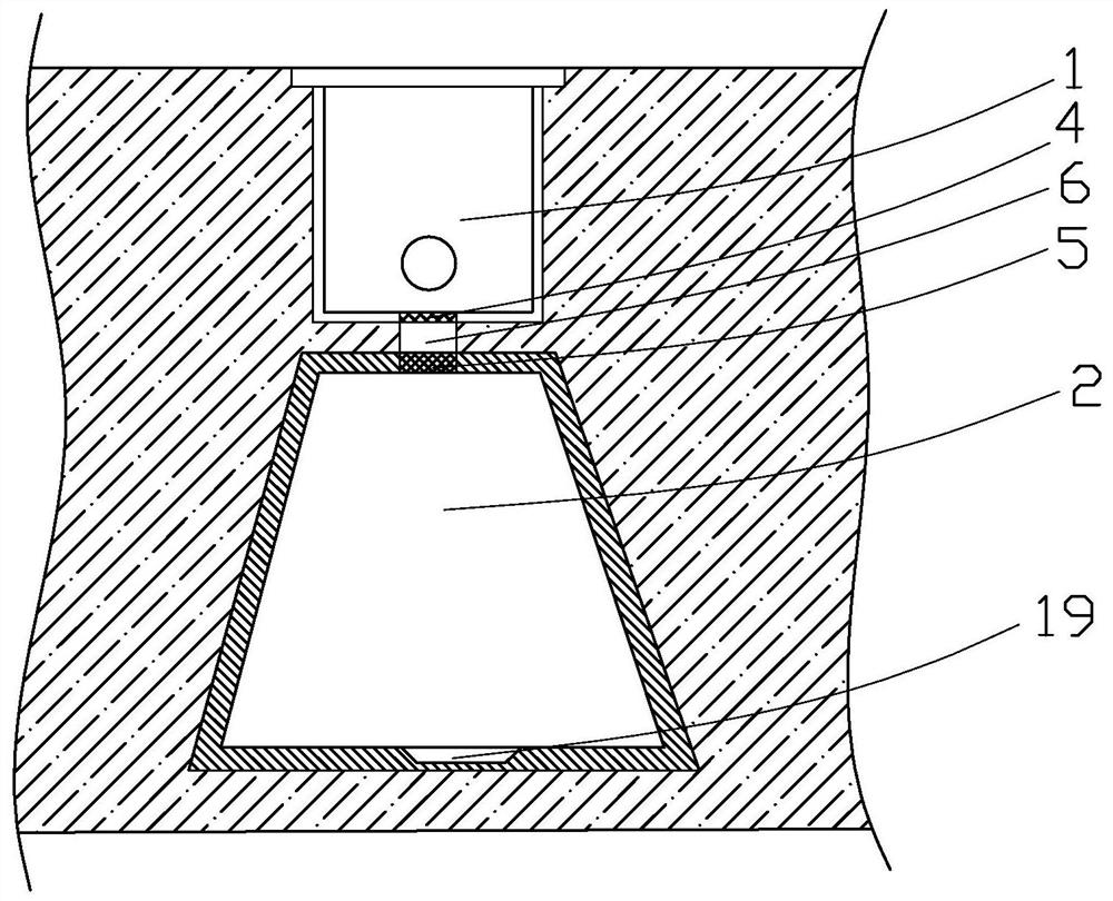 Water seepage and flood drainage system based on sponge city