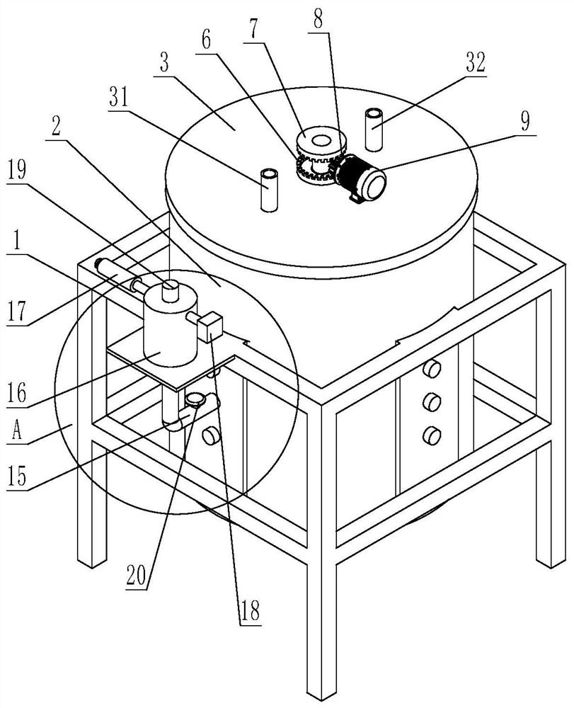 White spirit blending device