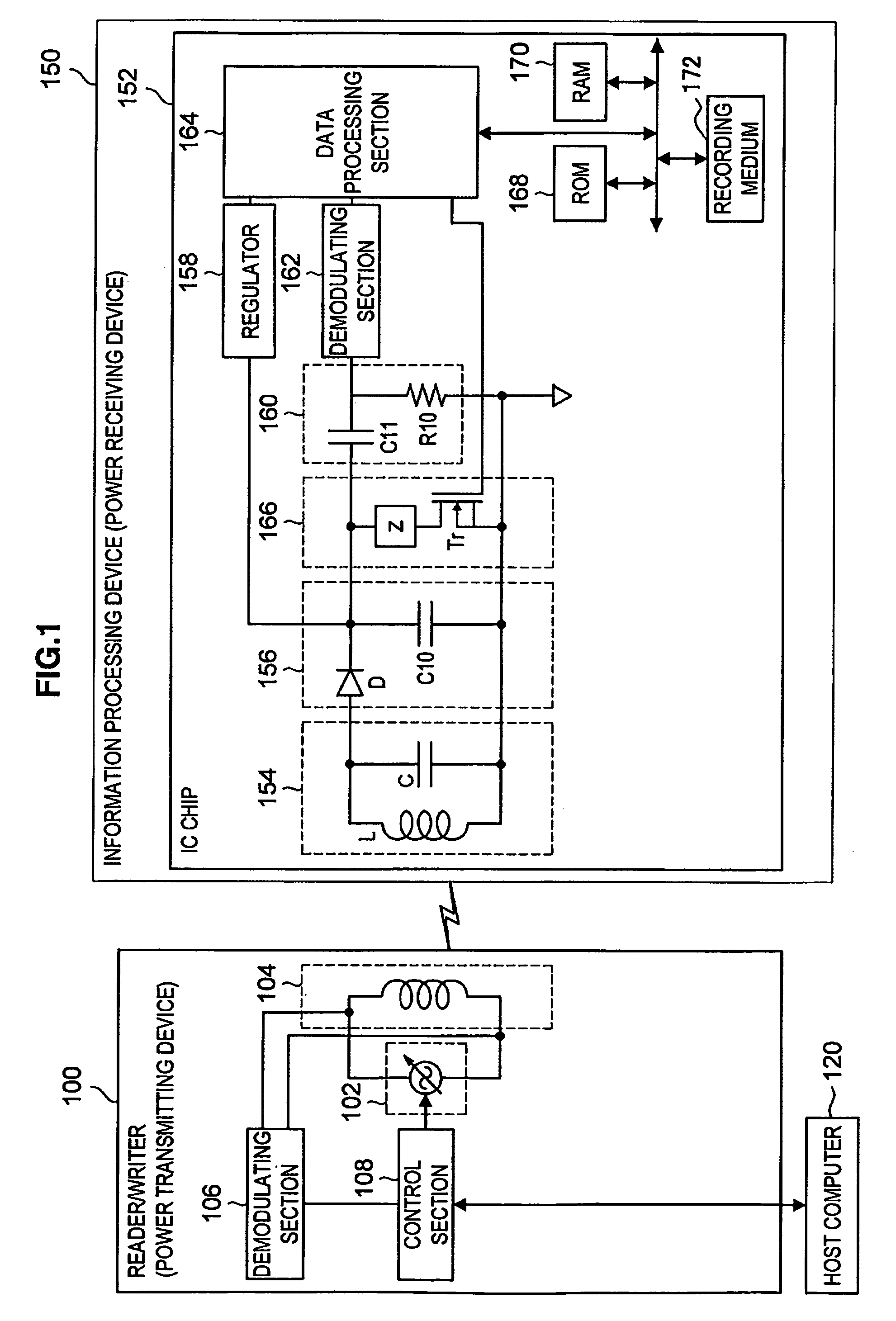 Power receiving device and power transfer system
