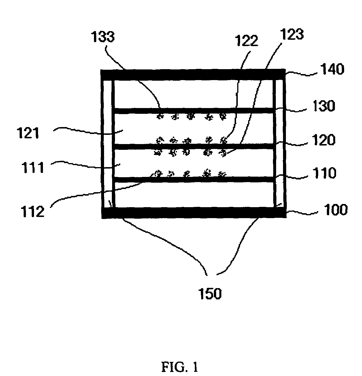 Structurally supported LCD media