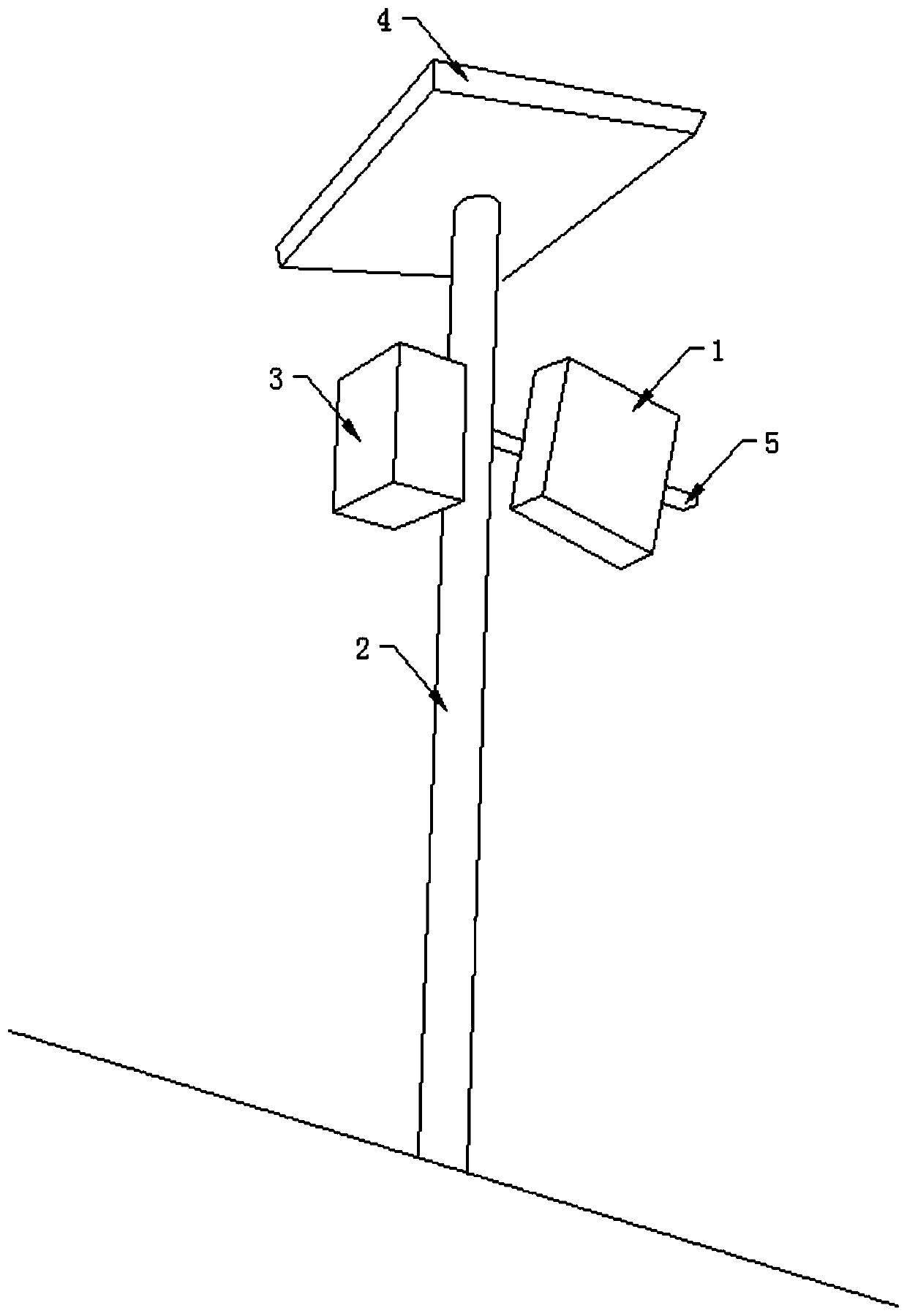 Urban road ponding monitoring device and method
