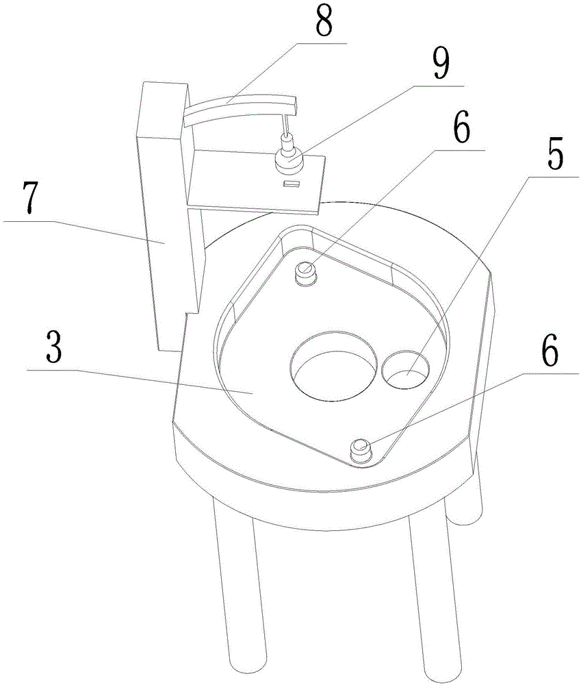 Motor shell bar code positioning and pasting device