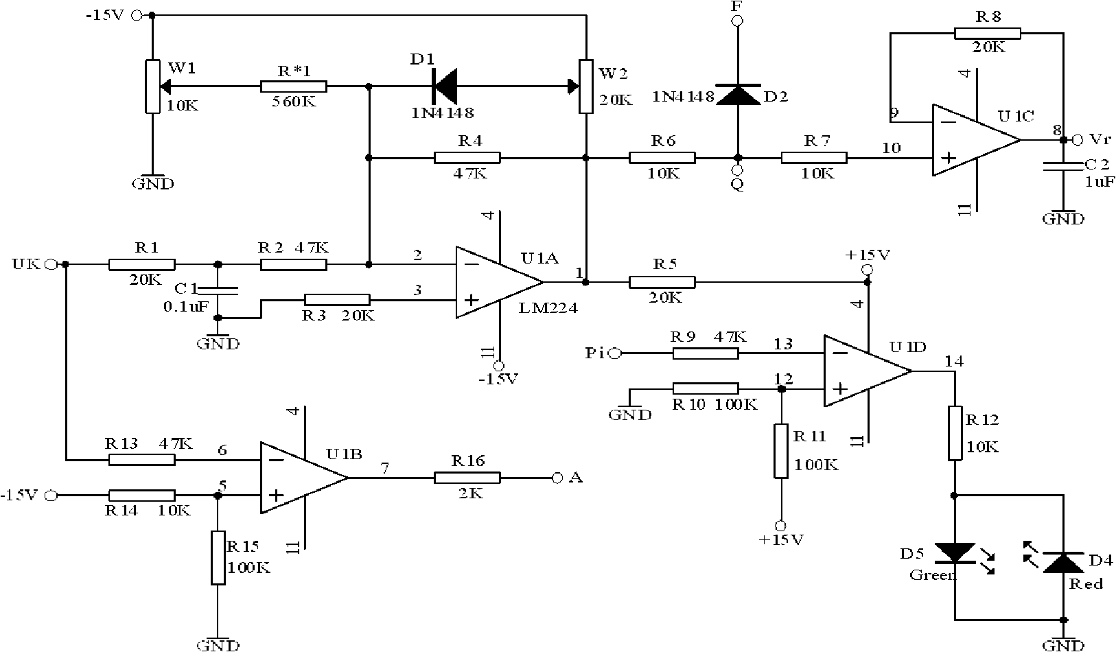 Three-phase controllable silicon phase shift trigger pulse control circuit