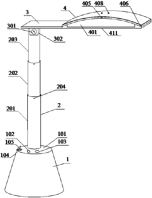 A refreshing led reading light