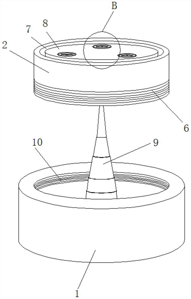 LED lamp holder and lamp