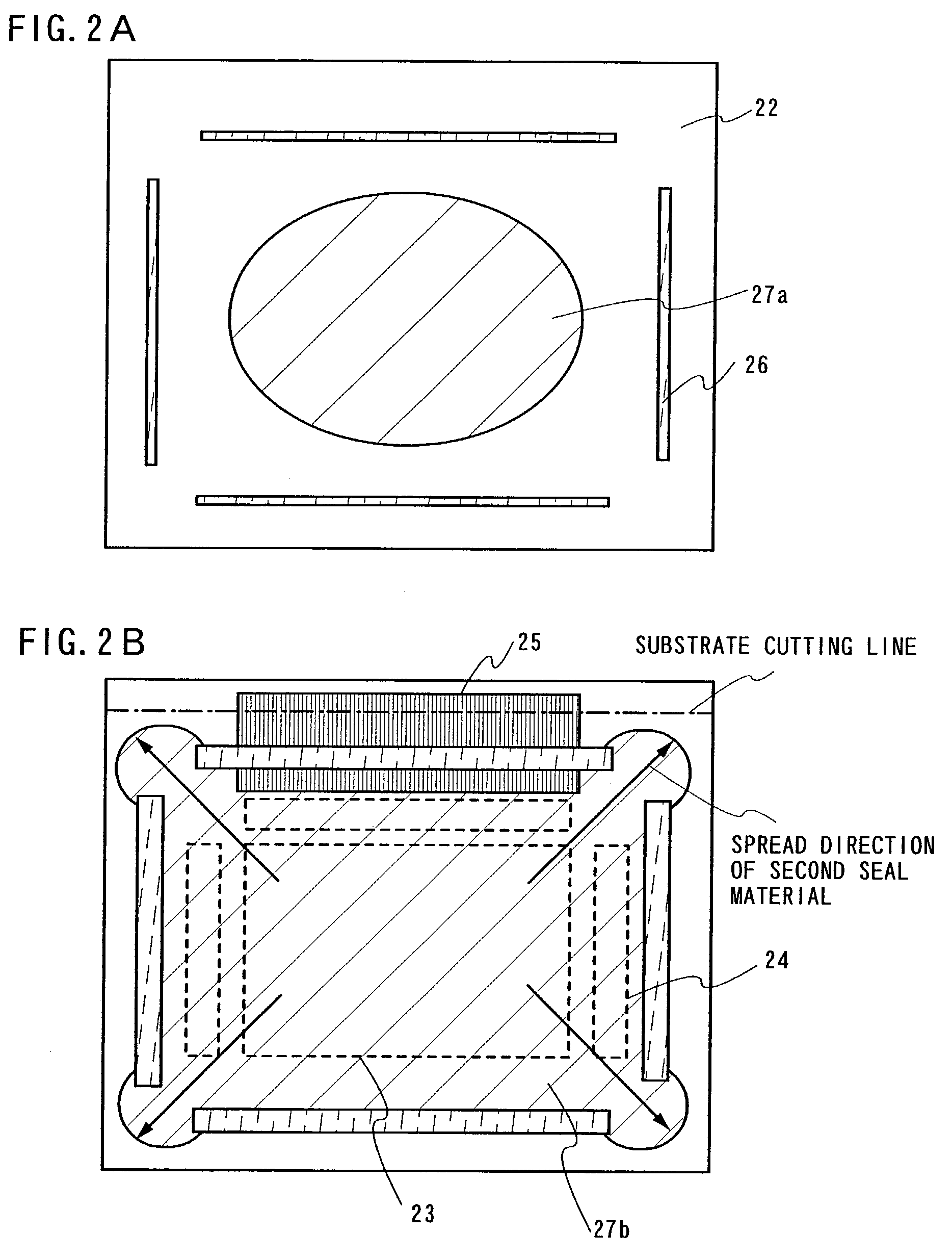 Light emitting device having pixel portion surrounded by first sealing material and covered with second sealing material