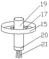 A circulating sand soot blowing device