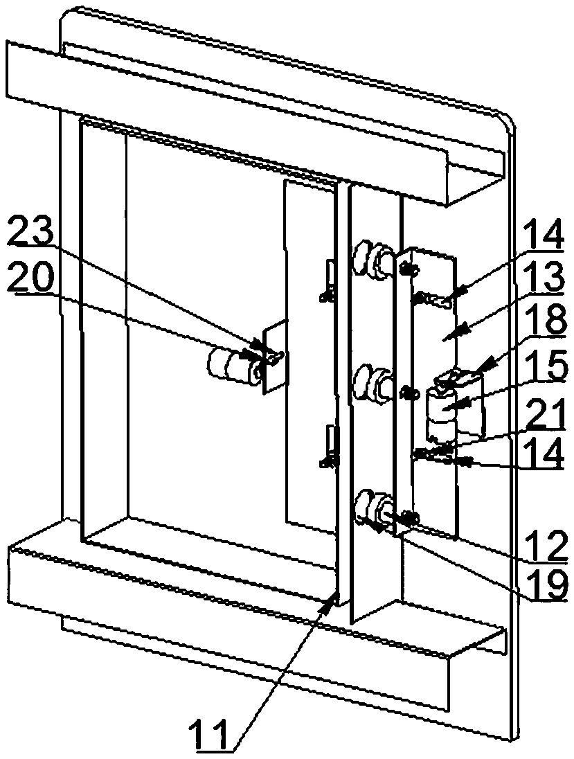 Prying-resistant security cabinet door bolt locking structure and using method thereof