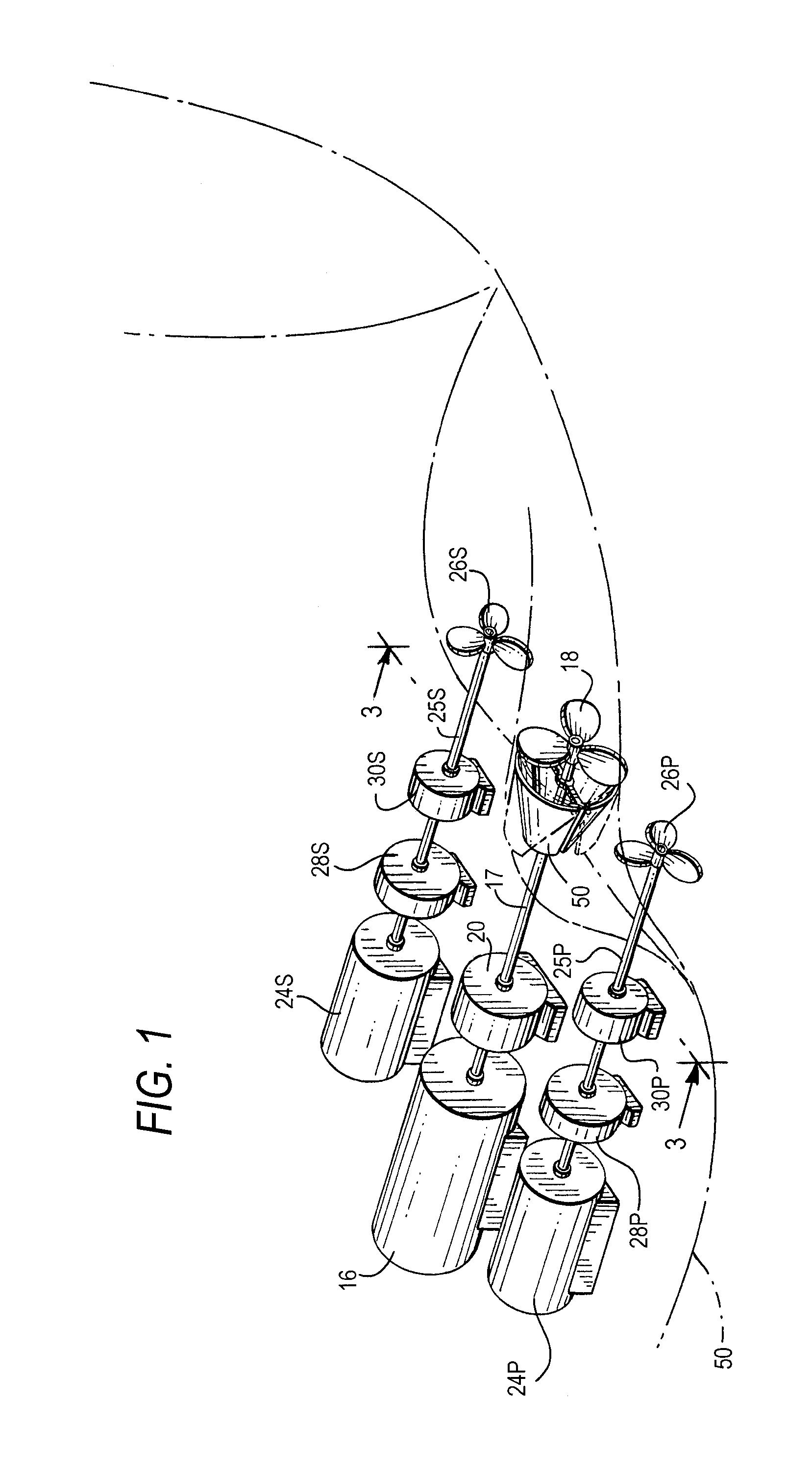 Auxiliary marine vessel propulsion system
