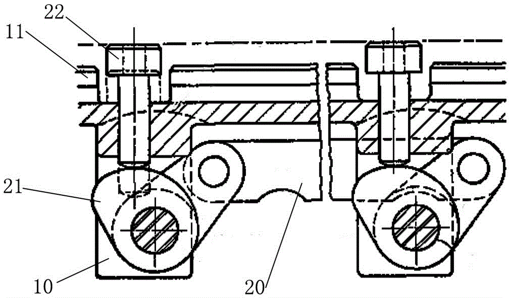 Machining device for cleaning rear axle half-shaft workpiece