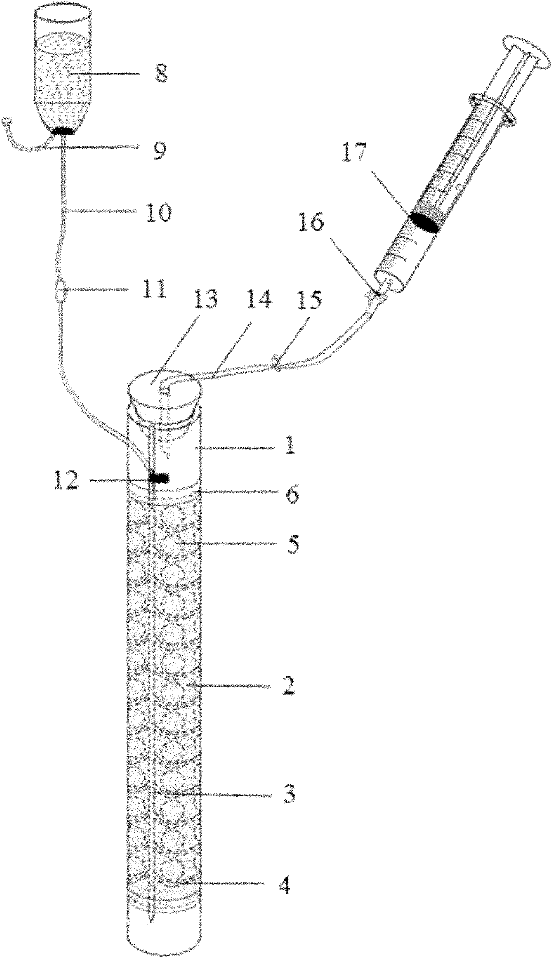 Device for stimulating nutrient absorption of plant root system and using method of device