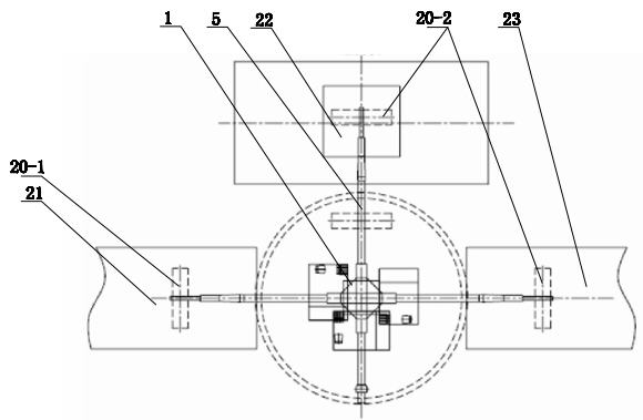 Feeding and discharging mechanical arm for pipe forming machine
