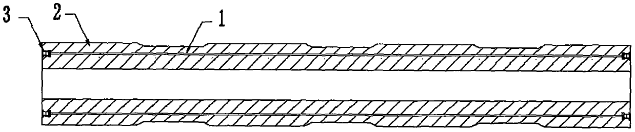 Precast pile with reliable axial-direction stressing performance