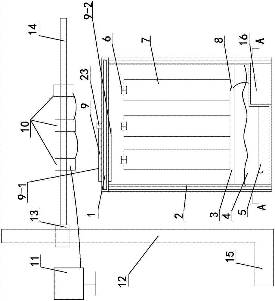 Measurement device for volume deformation of foam concrete under condition of steam curing