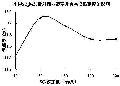 A kind of Noni compound fruit wine and preparation method thereof