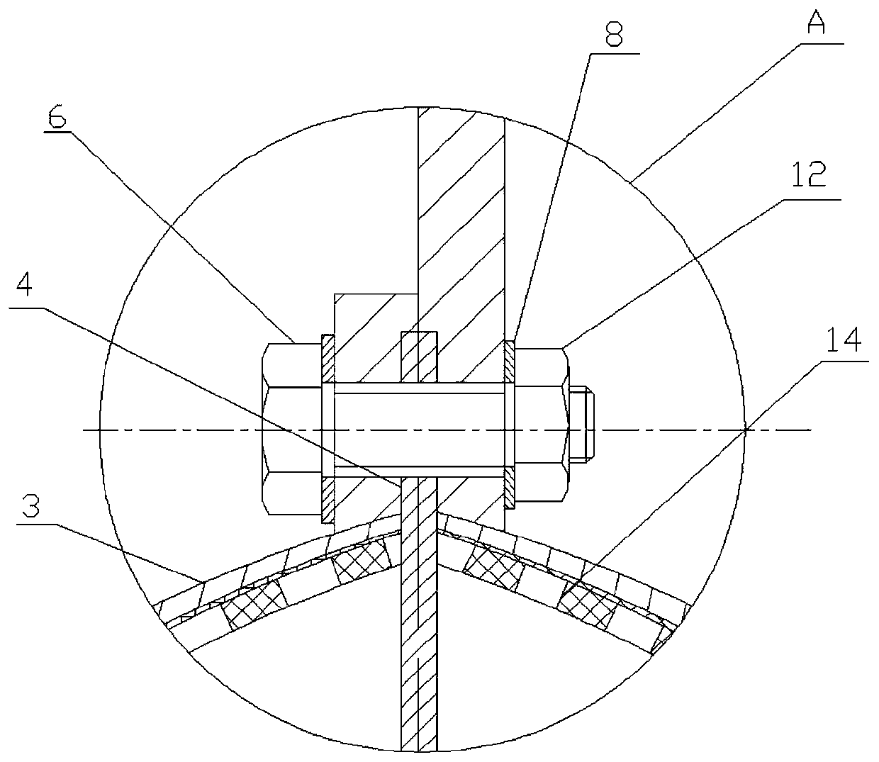 A vibration damping device and vibration damping method for ship shafting