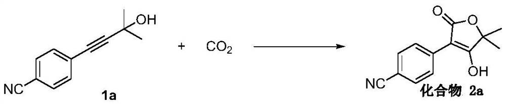 Method for preparing tetronic acid by cyclization of propargyl alcohol and carbon dioxide