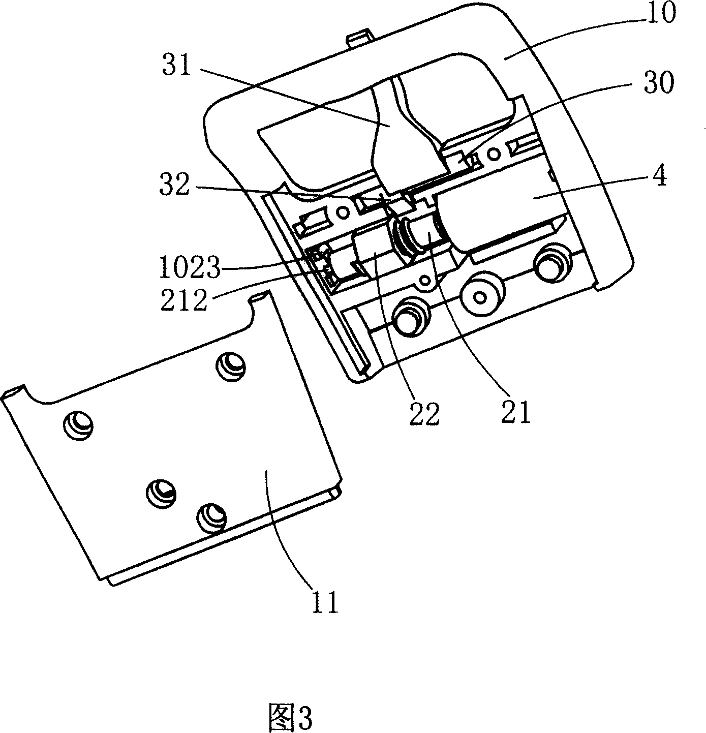 Snapclose device and alarm device with the same