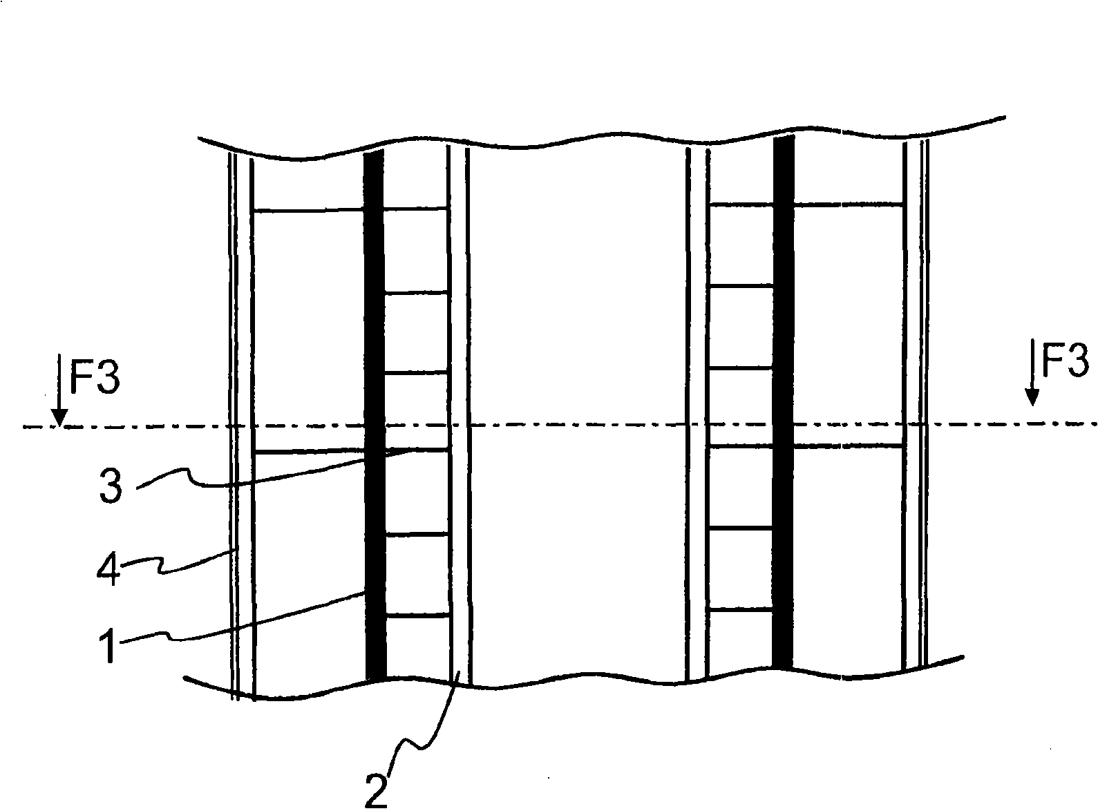 A boiler plant, a support structure, and a method for supporting the walls of a steam boiler of a boiler plant