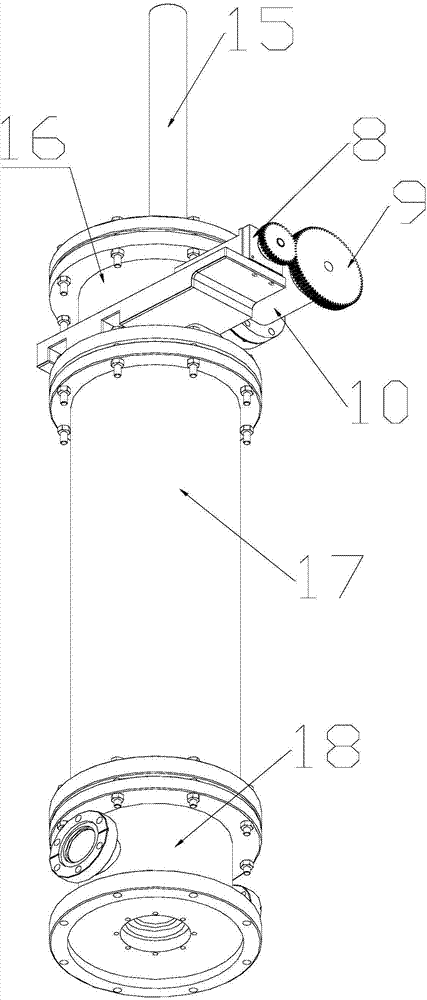 Bracket falling body device and bracket falling body control device and system