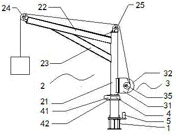 Novel active compensation crane system