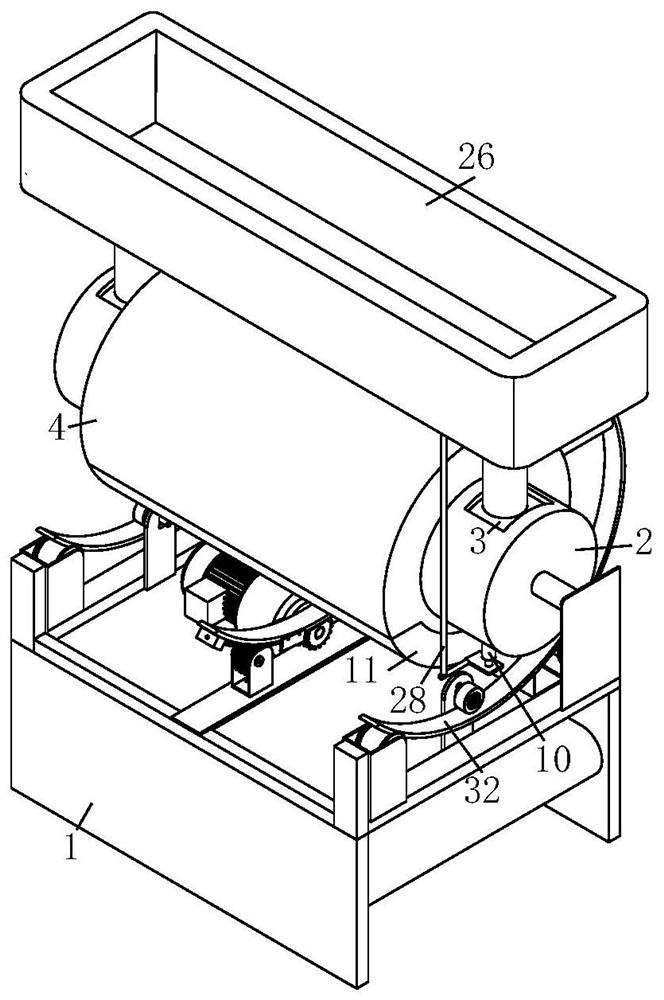 Coal gangue separation equipment based on strength difference