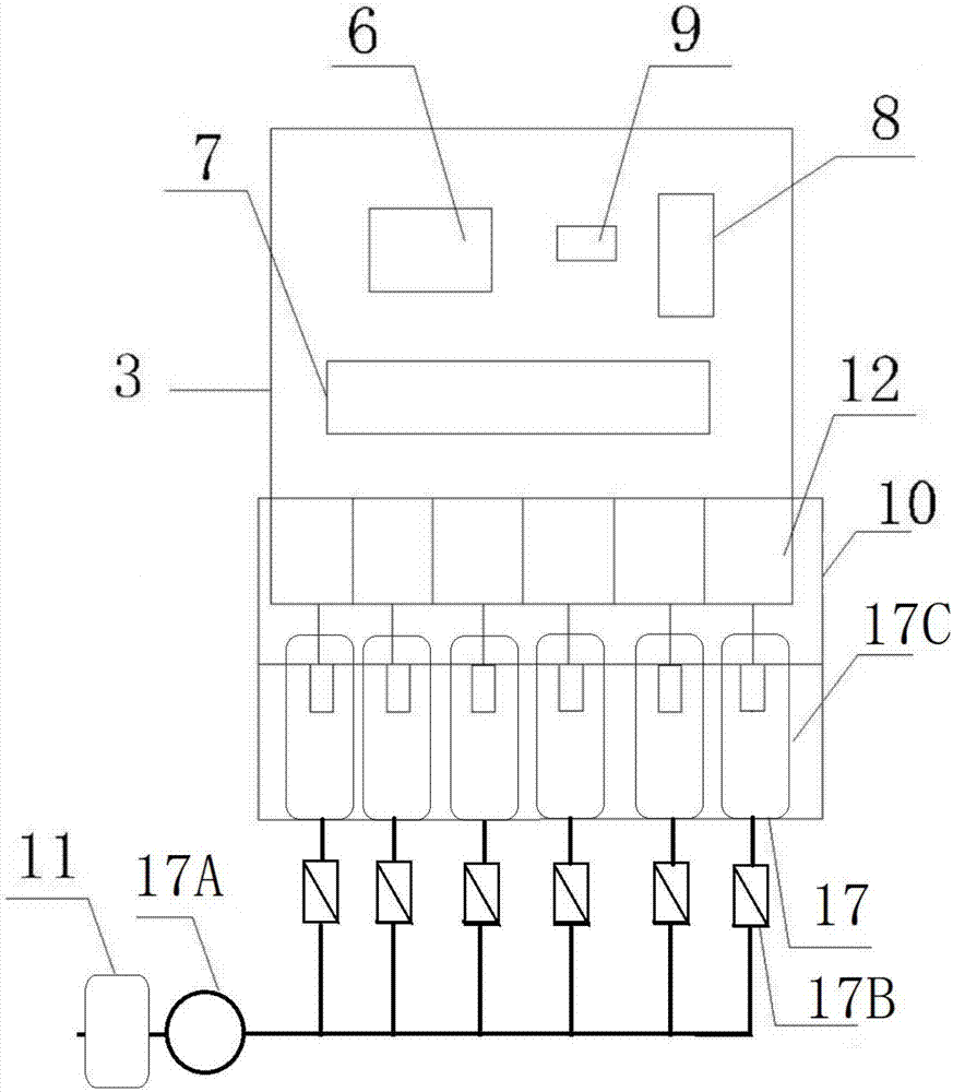 Water discharge pipeline water quality automatic sampling method and device