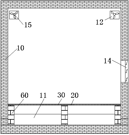 A kind of seed drying room and seed drying method