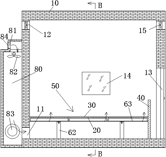 A kind of seed drying room and seed drying method