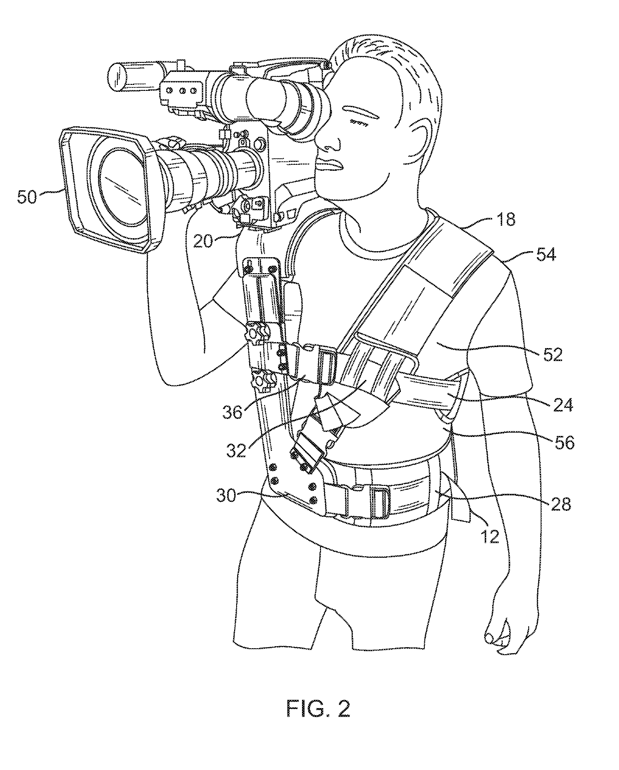 System and method for supporting video and film recording devices