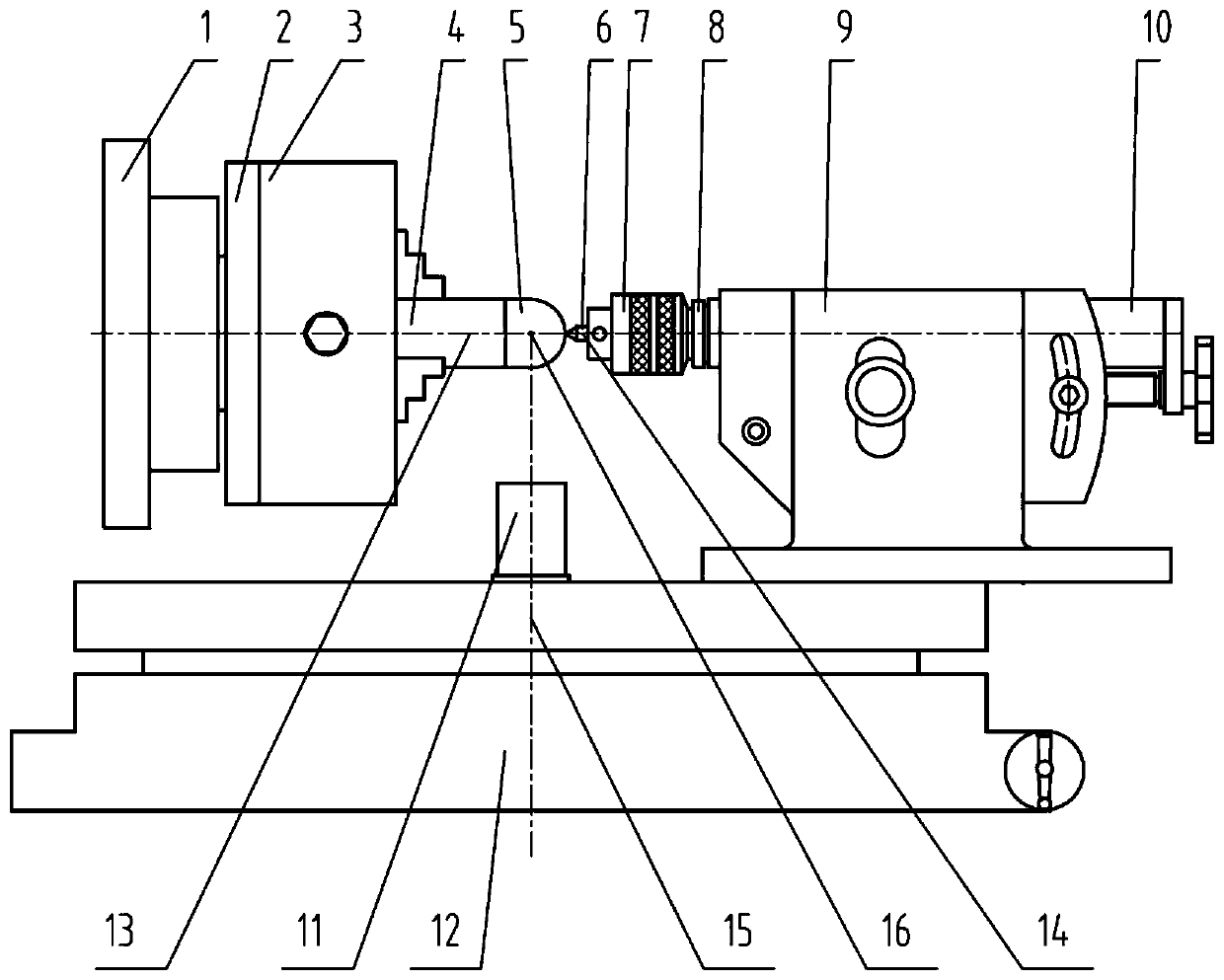 A kind of milling of magnetic ball sphere and processing method of longitude and latitude line engraving